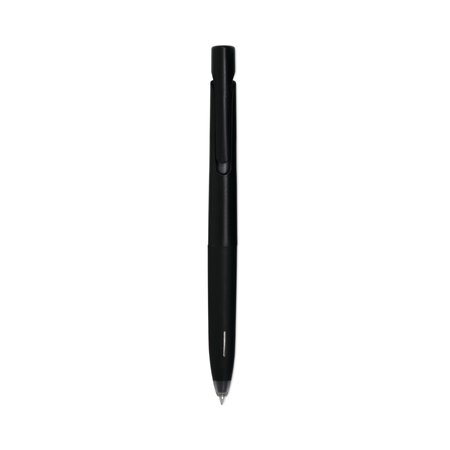 ZEBRA PEN bLen Gel Pen, Retractable, Fine 0.7 mm, Black Ink, Black Barrel, 12PK 41410